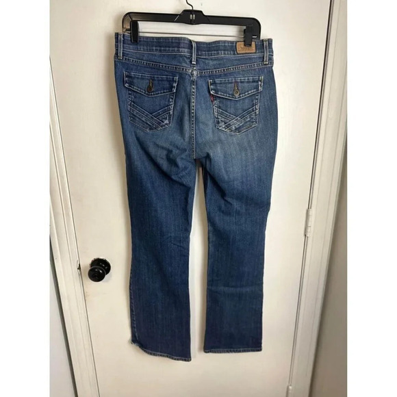 Levis Medium Wash 525 Bootcut Mid Rise Denim Jean Jeans Sz 12 #0556 - Picture 2 of 6